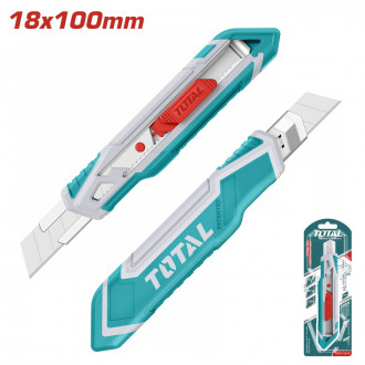 Total Tools Tht511816 Cuchilla Retractil (cutter) Hoja 18x100mm Largo 173mm