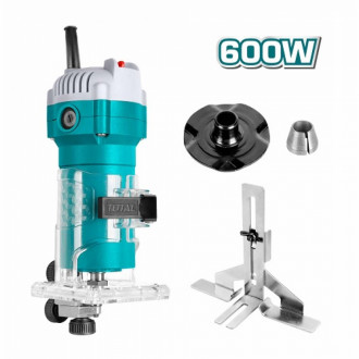 TOTAL TOOLS UTLT6001 REBORDEADORA COLLAR 1/4 34500 RPM 600W 110V/60HZ CON GUIAS